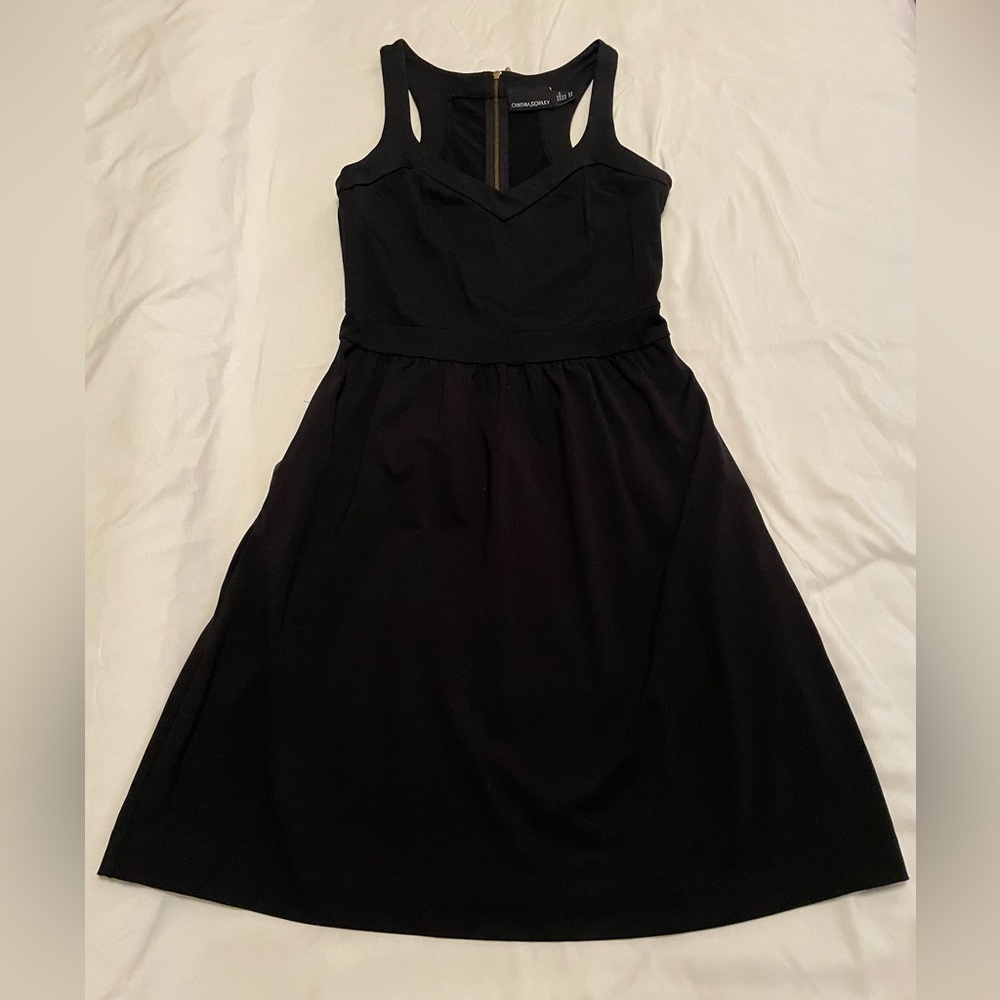 Cynthia Rowley Black Cocktail Dress W/ Pockets, XS